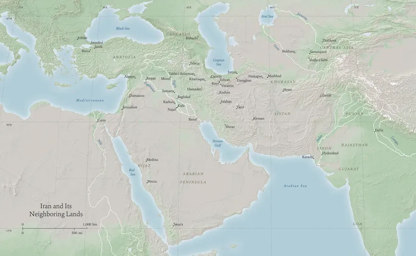 Iran and neighboring lands